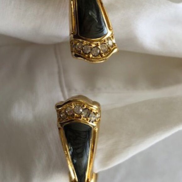 KENNETH JAY LANE for Avon Duchess Collection Panther Enamel Crystal Gold… - Picture 5 of 15